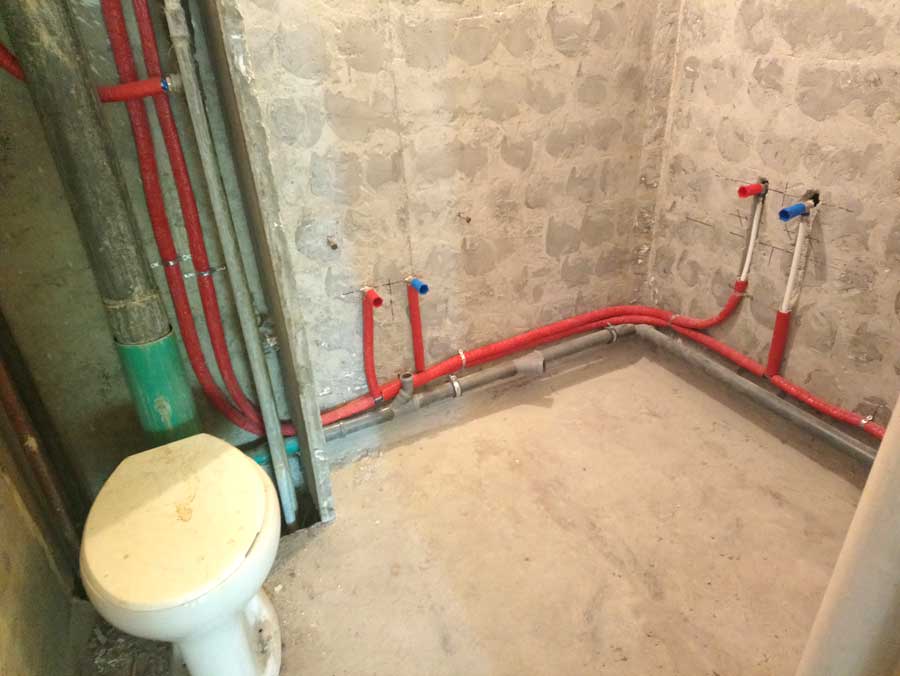 Fürdő felújítás vízvezeték szereléssel